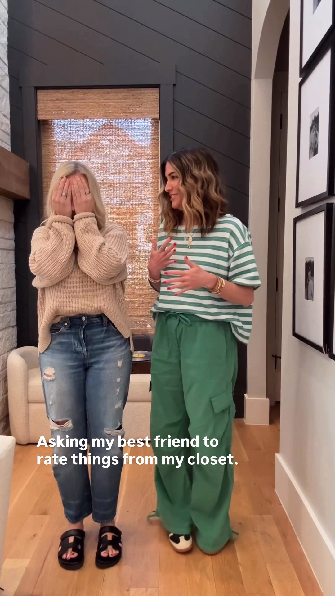 Hahaha!! This was too fun! All items are true to size (I’m wearing the long length with heels in the light wash AE jeans). 




#LTKgrwm #LTKdayinmylife #LTKootd