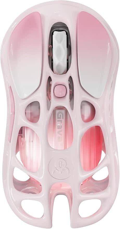 GravaStar - Mercury M1 Pro Wireless RGB Gaming Mouse with 26,000 DPI, PAW3395DM Sensor - Wired - Sakura Pink | Best Buy U.S.