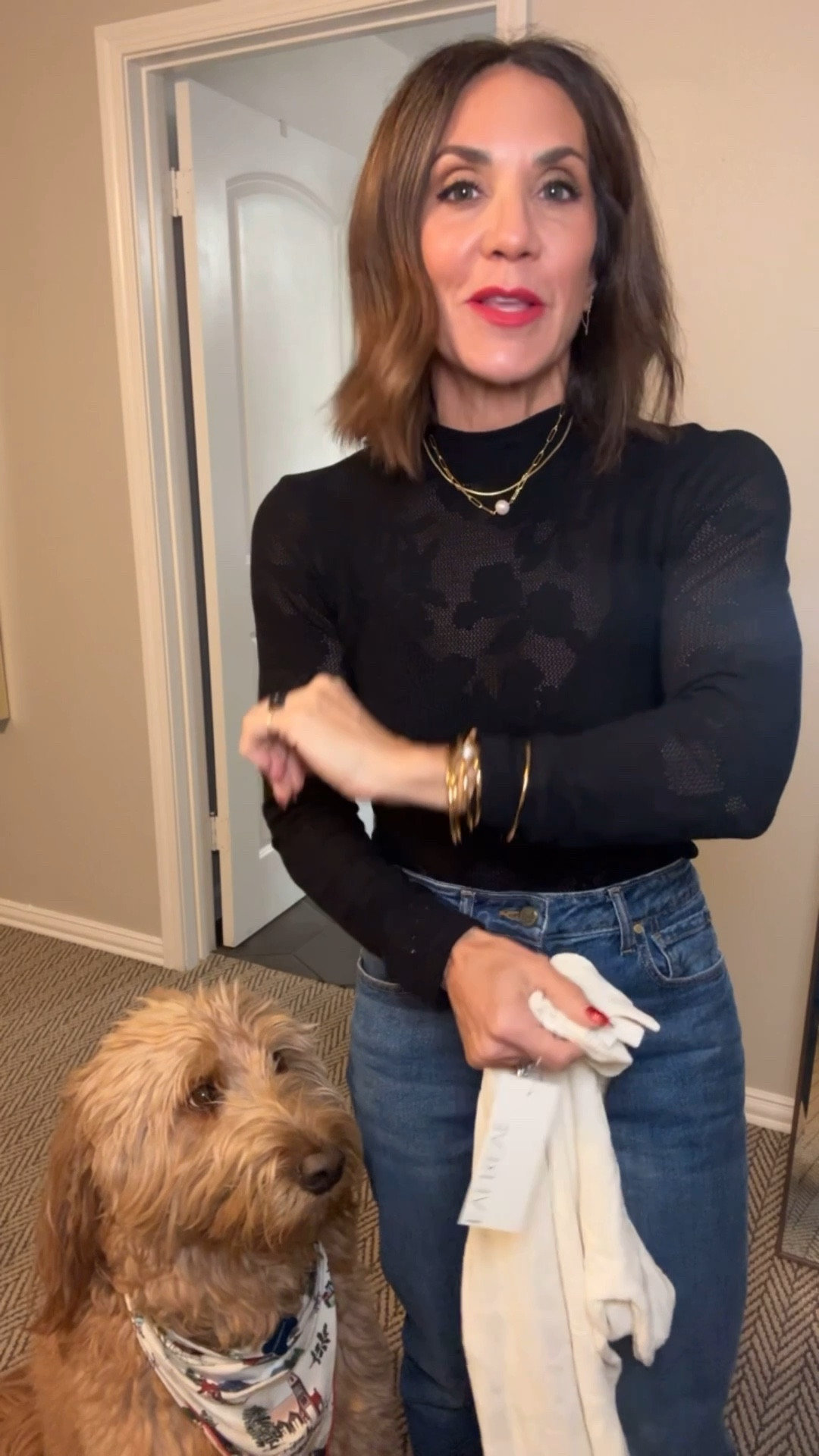 Layering piece 
Lace top 

#LTKdayinmylife #LTKootd #LTKgrwm