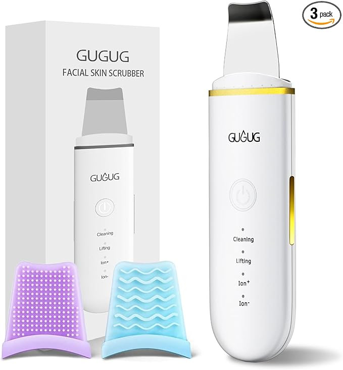 GUGUG Skin Scrubber Face Spatula Skin Spatula Pore Cleaner Blackhead Remover Tools for Facial Dee... | Amazon (US)