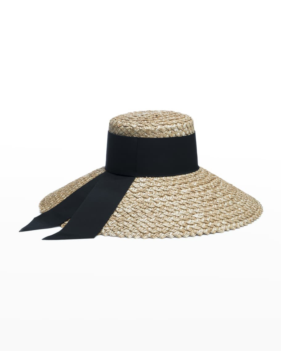 Eugenia Kim Mirabel Natural Straw Hat, Nude | Neiman Marcus