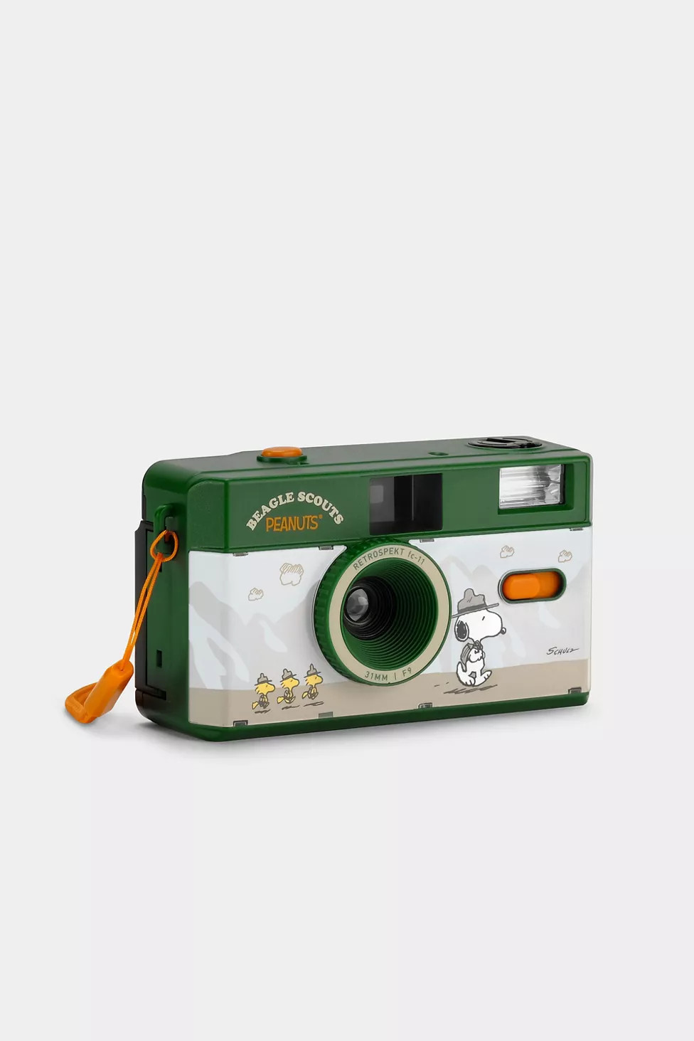 Peanuts Beagle Scouts Retrospekt FC-11 35mm Film Camera | Urban Outfitters (US and RoW)
