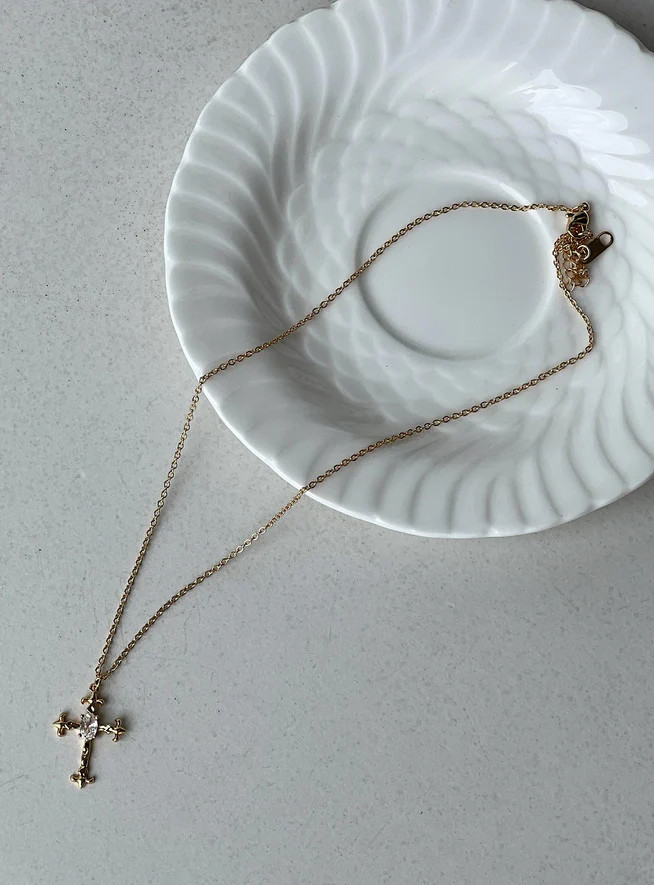 Brassie Necklace Gold | Princess Polly US