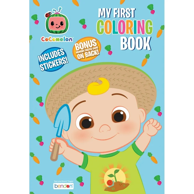 Cocomelon My First Coloring & Activity Book, 24 Pages Paperback | Walmart (US)