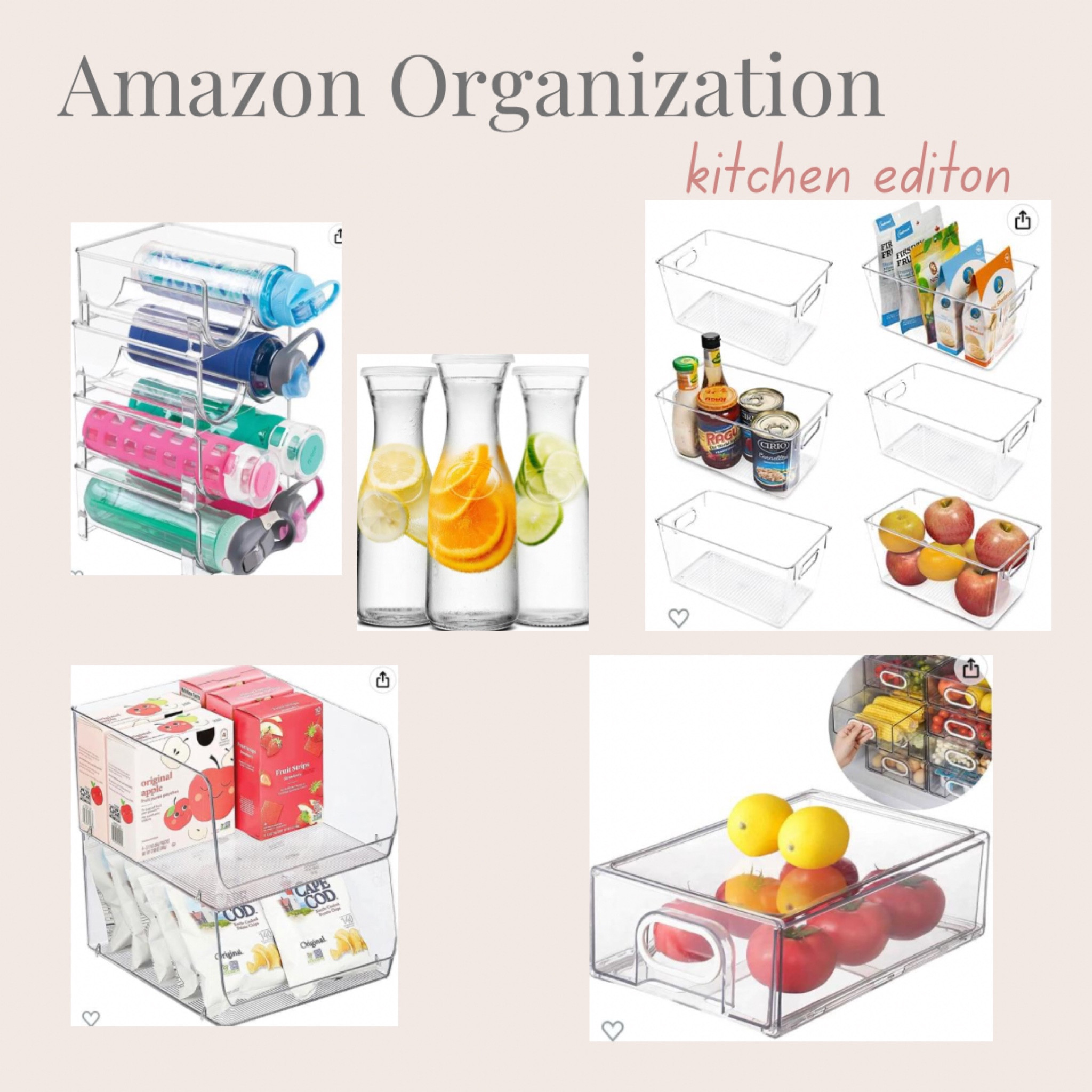 Kitchen finds, organization, amazon organization, amazon finds, amazon kitchen finds. 

#LTKunder100 #LTKunder50 #LTKhome
