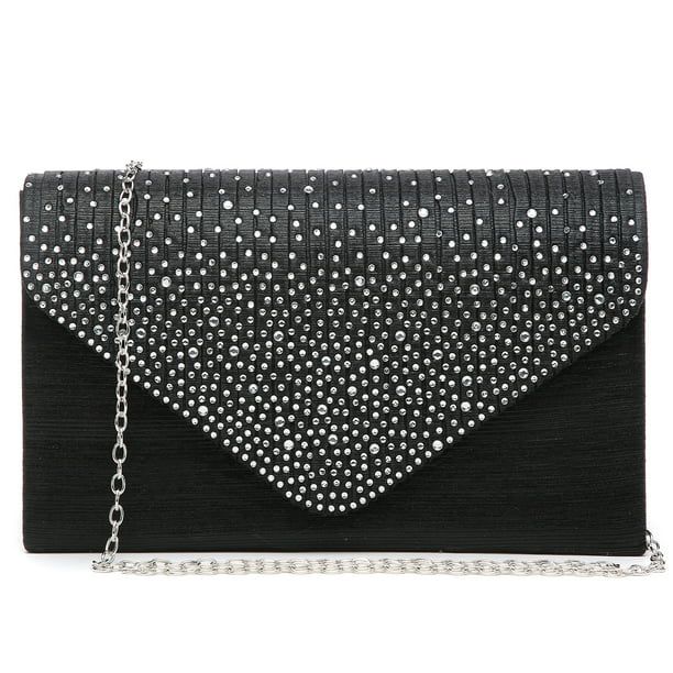 Dasein Women's Evening Bags Envelope Handbag Party Prom Clutch Purse Shoulder Cross Body Bag | Walmart (US)