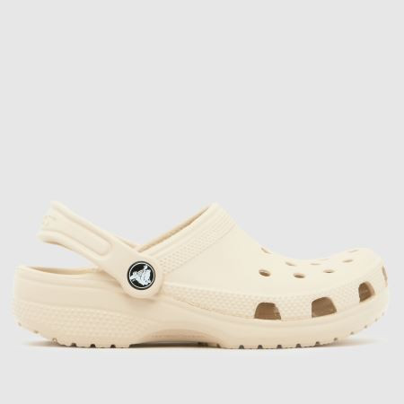 Kids Junior Beige Crocs Classic Clog Sandals | schuh | Schuh