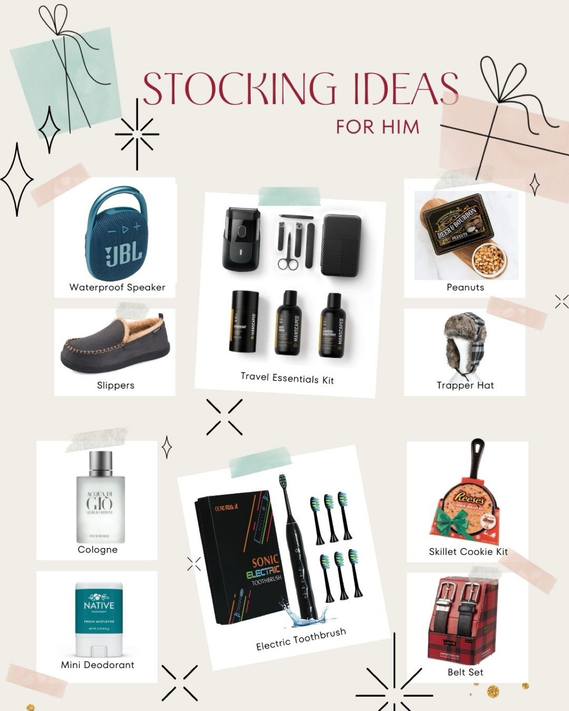 Stocking stuffers for all the men in your life because we know they are the hardest ones to shop for! These are great gifts for dads, sons, grandpa’s, boyfriends, etc.! Walmart has a ton of great gift ideas this holiday season that would make anyone’s Christmas super special!

#LTKMens #LTKGiftGuide #LTKHoliday