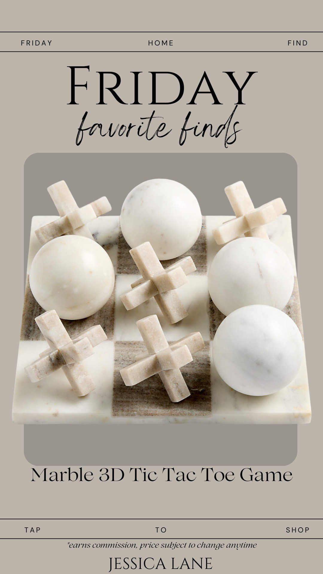 Functional decor that doubles as a conversation starter—this marble tic-tac-toe game is a win every time.#CoffeeTableStyle #HomeDetails #LTKHome

#LTKHoliday #LTKGiftGuide #LTKHome