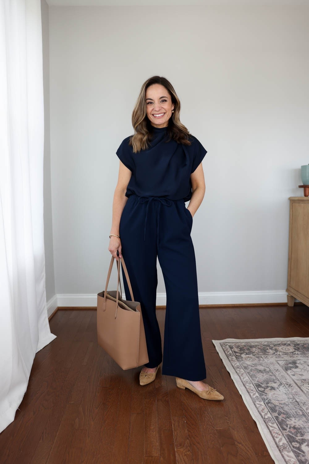 The Sawyer Pants from LOFT are very similar to the Aritzia pants. A little shorter with w a 27.5” inseam in petite but they also run a little large. Petite xxs is roomy on me. 

Fabric is crepe as well, similar to the Lodge not quite as light and drapey but still a great alternative!