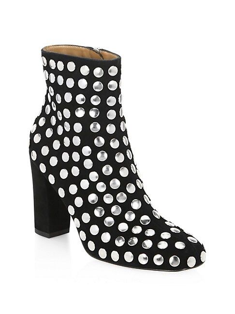 Bootroky Studded Suede Booties | Saks Fifth Avenue OFF 5TH