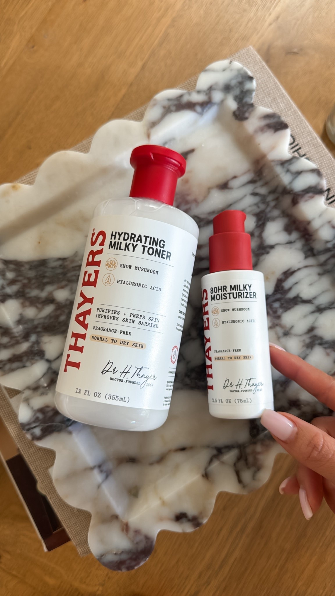 #ad #TargetPartner #ThayersPartner The new @thayers milky moisturizer is so good and makes for the perfect combo with the milky toner! I love it for hydrated glowy skin and it wears well under makeup as skin prep #Target #targetstyle 

You can shop my Thayers favorites on my LTK online and in stores at @target

#LTKBeauty