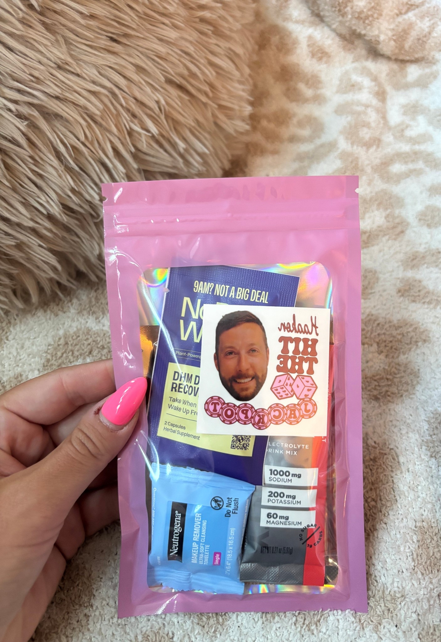 Bachelorette hangover kits! The girlies and I are headed to Vegas and these kits will keep us going all weekend 🎲🍸🤍 #bachelorette #partyfavor #hangoverkit #lasvegas #goodiebag 

#LTKWedding #LTKParties #LTKTravel