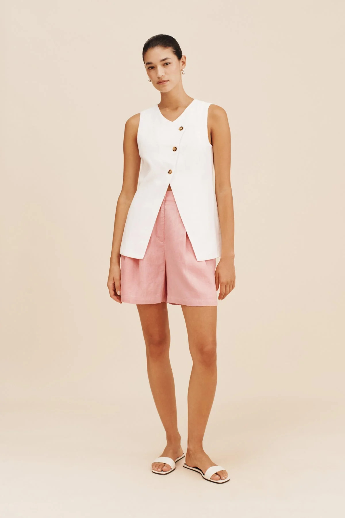 GIGI GILET - IVORY | POSSE (US)