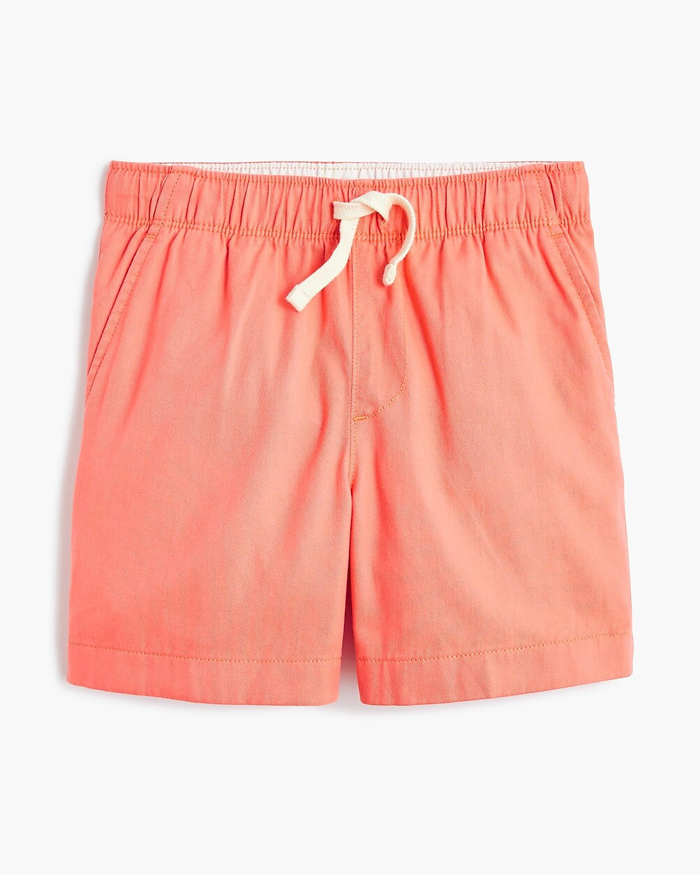Boys' drawstring twill dock short | J.Crew Factory