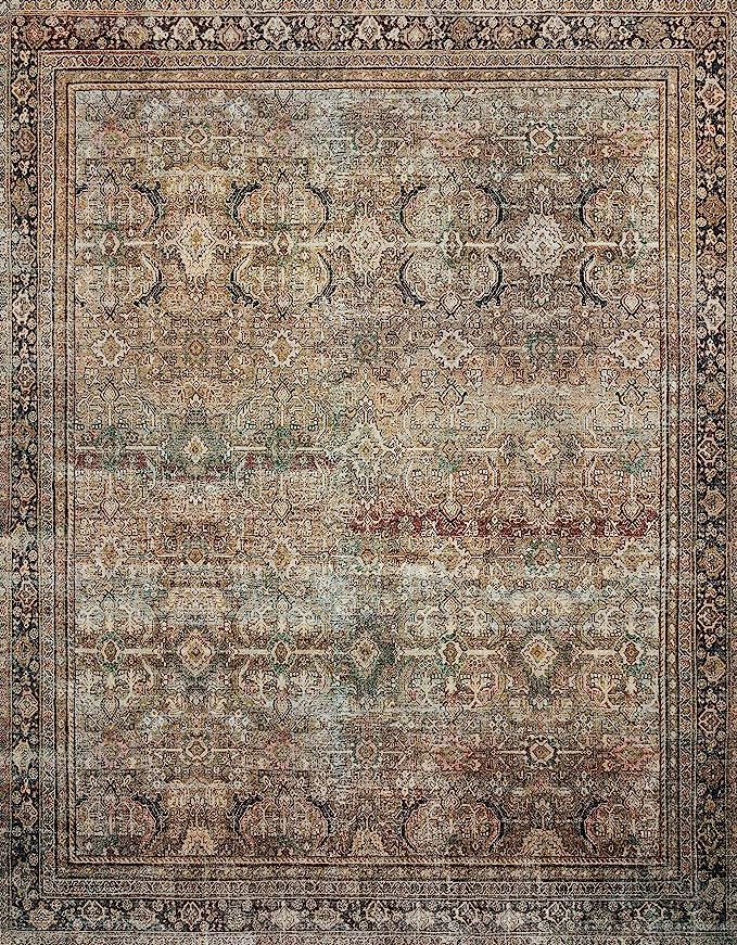 Loloi II Layla LAY-03 Olive Traditional Area Rug 7'-6" x 9'-6" | Amazon (US)