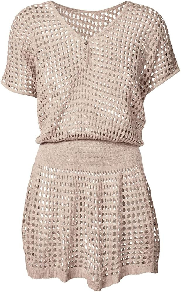 AILUNSNIKA Bikini Swimwear Cover Up for Women Loose Beach Tunic Dress | Amazon (US)