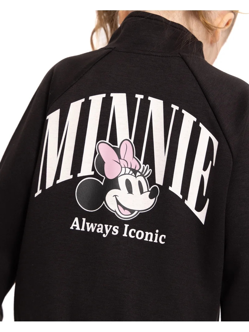 Minnie Mouse Toddler Girls Full Zip Tracksuit, Sizes 12M-5T | Walmart (US)
