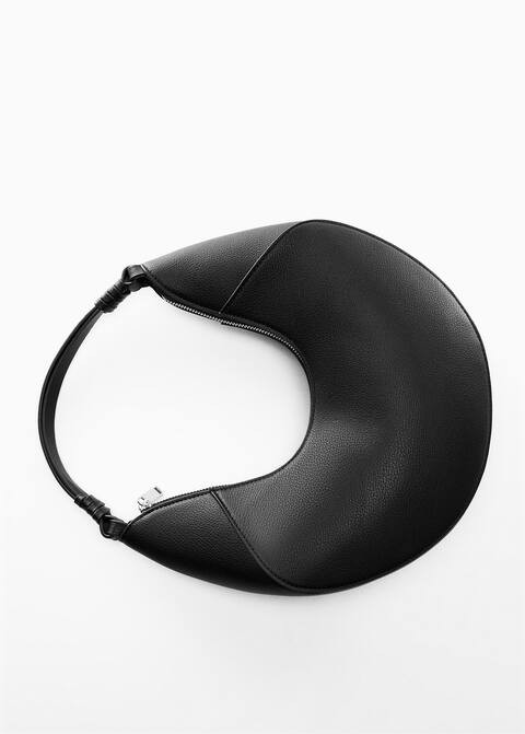 Leather-effect shoulder bag | MANGO (UK)