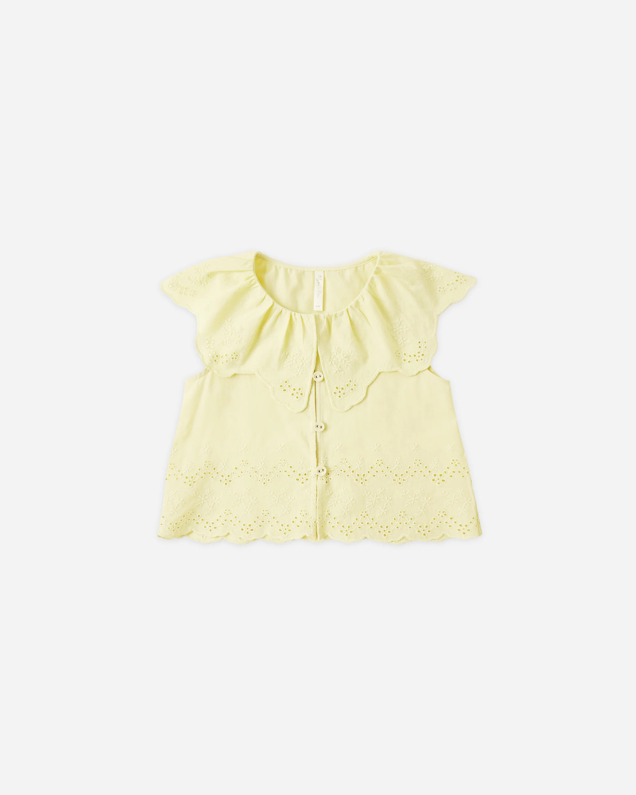 Remi Blouse Citron | Rylee + Cru