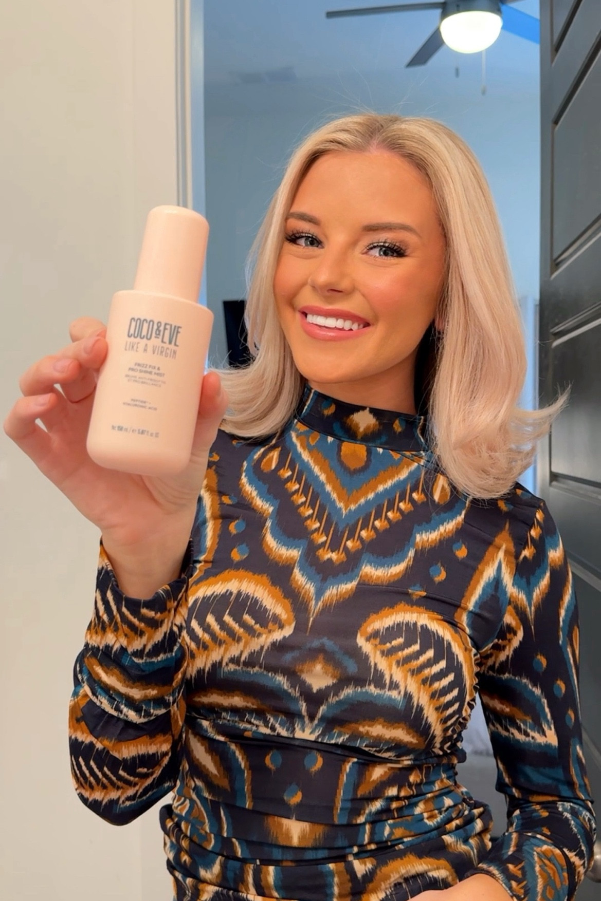 Couldn’t link the exact product! But it’s available on Coco & Eves website!