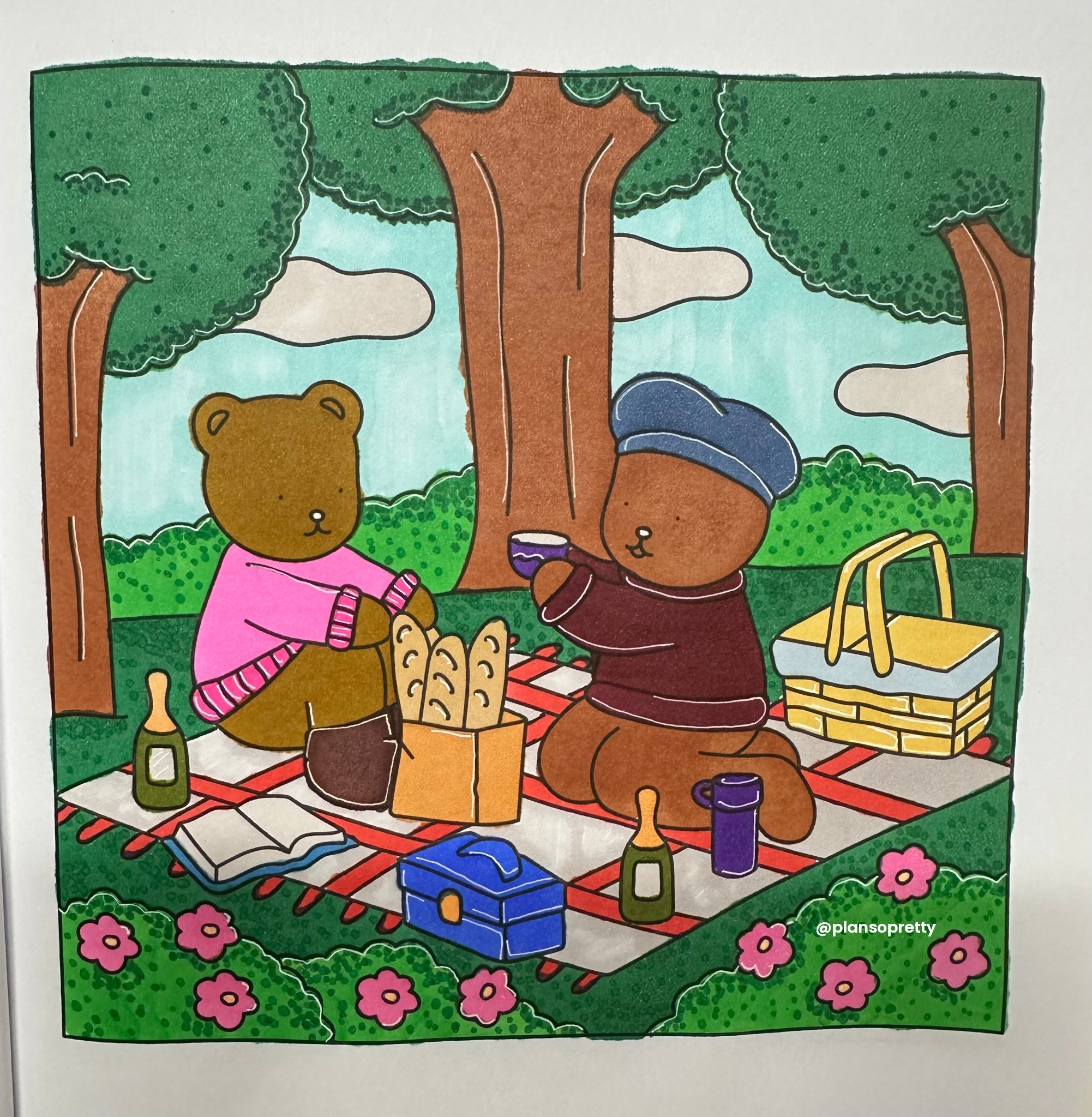 This week I am in Paris! Just a sweet little picnic 🧺 in the park in Paris 🇫🇷 from Bear Love Story in Paris books linked in bio and stories #bearlovestoryinparis #booksbypixie #picnicinparis #parislife #cutecoloring #cozybearandfriends #cozycolouring #parislunch #picniclunch #travelgram #colouringcommunity #parisvibes #picnicinthepark #bonjour #ouioui 

#LTKStyleTip 

#LTKTravel #LTKFindsUnder50 #LTKSeasonal