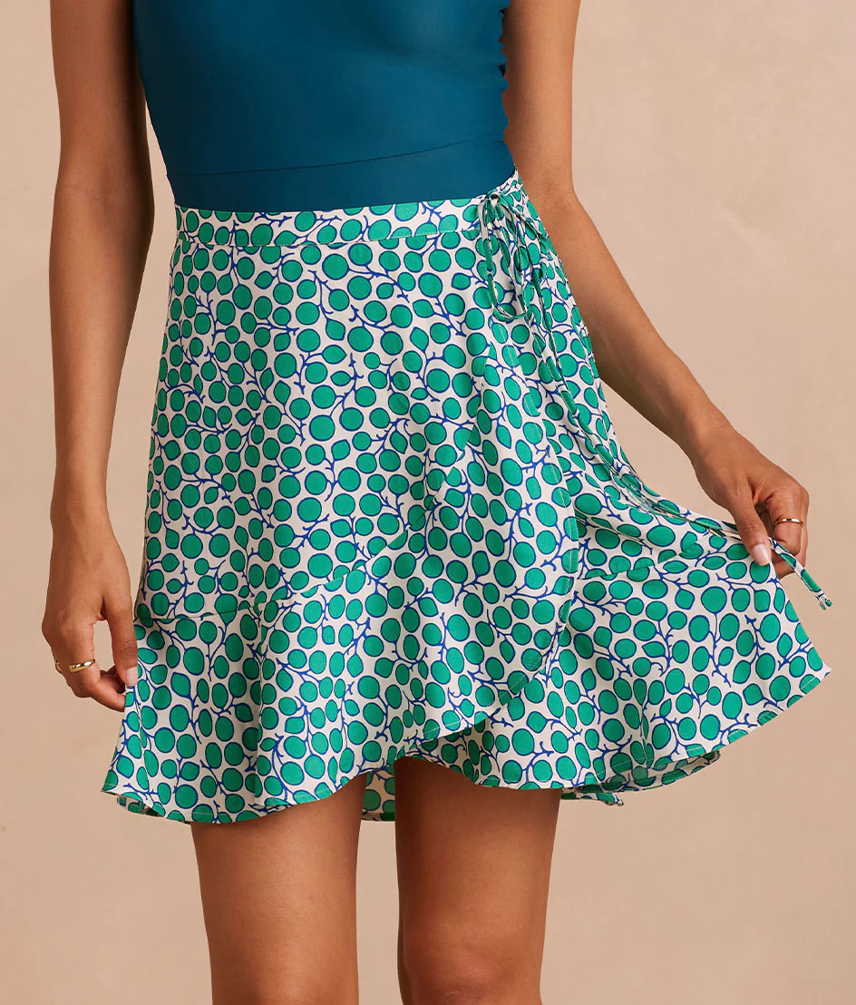 The Silky Luxe Short Beach to Brunch Wrap Skirt 
            | 
              
              
   ... | SummerSalt