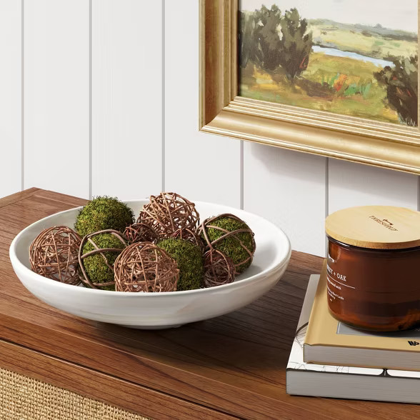 8pc Decorative Wrapped Moss Ball Filler - Threshold™ | Target