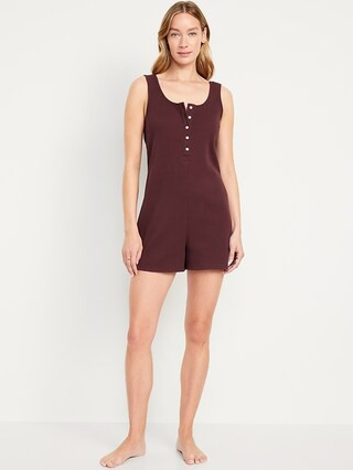 Waffle Lounge Romper | Old Navy (US)