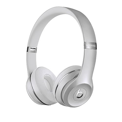 Beats Solo3 - Wireless Bluetooth On-Ear Headphones, Apple & Android Compatible, Up to 40H of Battery Life - Silver (Latest Model) | Amazon (US)