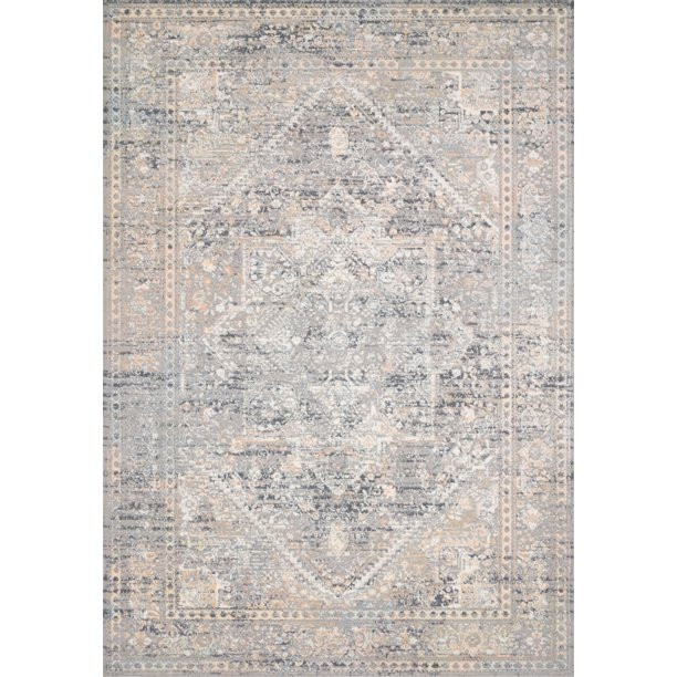 Loloi II Lucia Oriental Grey / Sunset Area Rug - Walmart.com | Walmart (US)