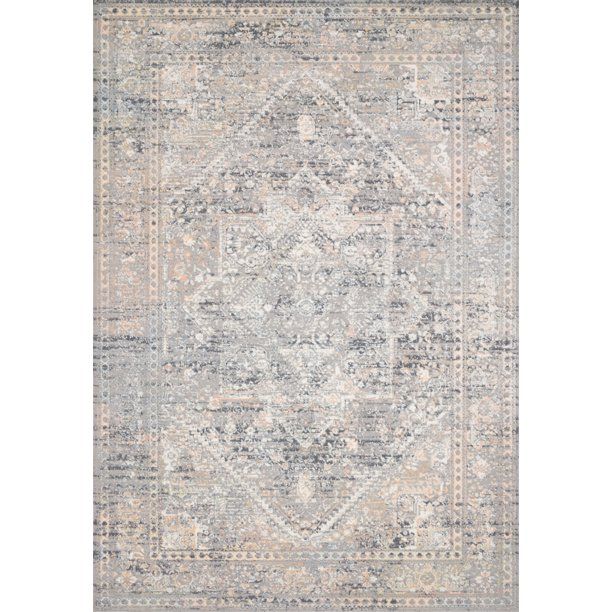 Loloi II Lucia Oriental Grey / Sunset Area Rug | Walmart (US)