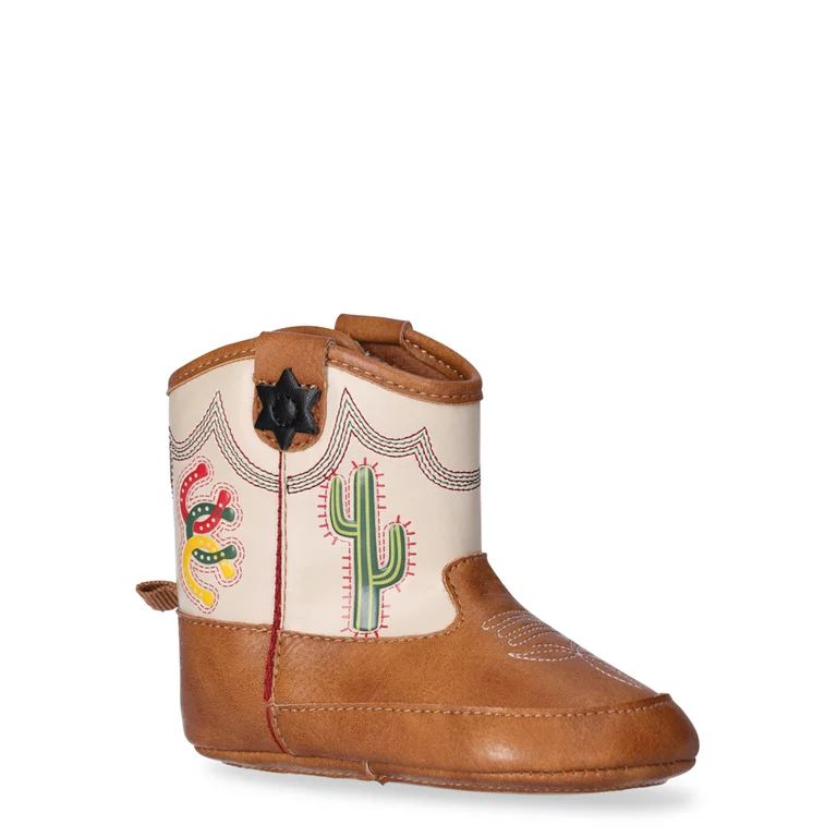 Wonder Nation Baby Boy's Soft Western Boot, Sizes 2-6 | Walmart (US)