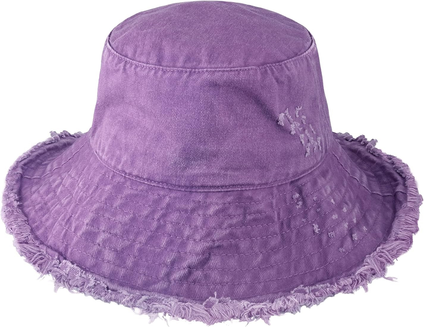 CHOK.LIDS Frayed Bucket Hats for Women Men Unisex Trendy Washed Cotton Floppy Wide Brim Boonie Ou... | Amazon (US)