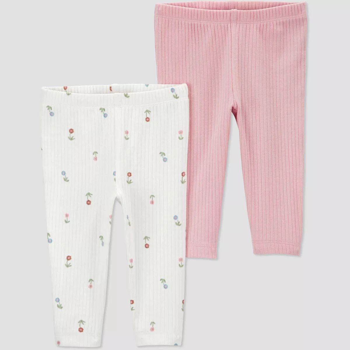 Carter's Just One You® Baby Girls' 2pk Pants - Pink/Ivory | Target
