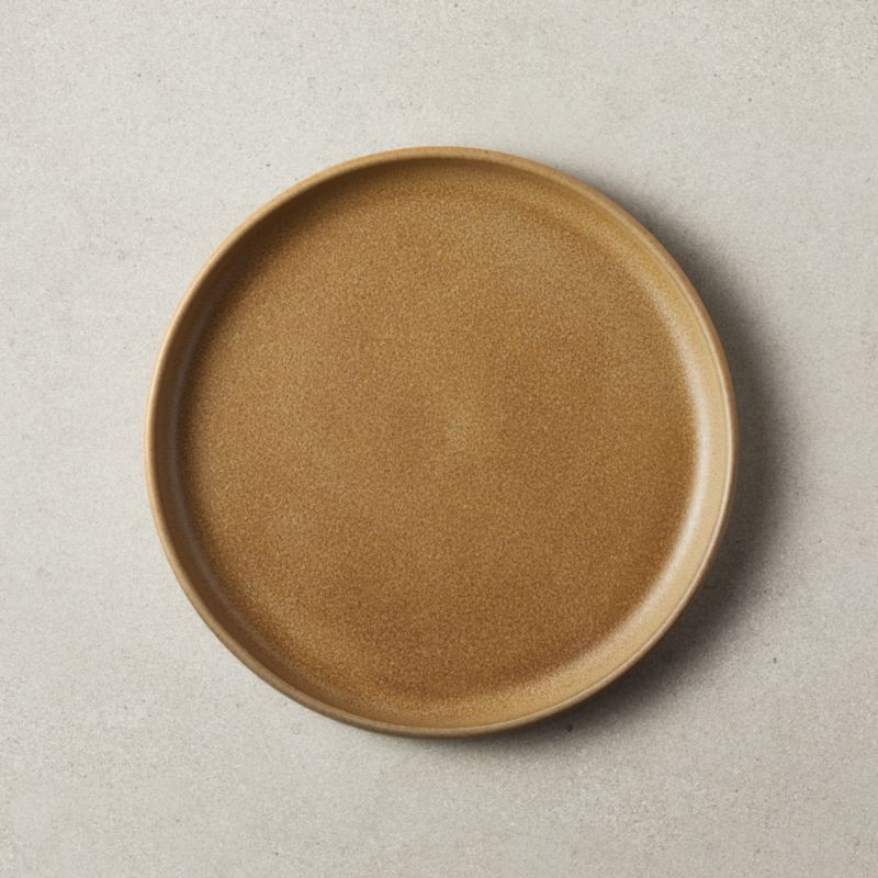 Axel Caramel Salad Plate + Reviews | CB2 | CB2