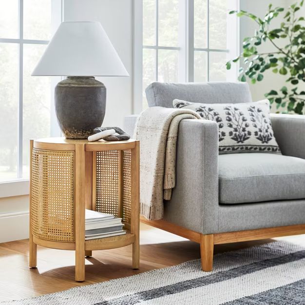 Portola Hills Woven Accent Table - Threshold™ designed with Studio McGee | Target