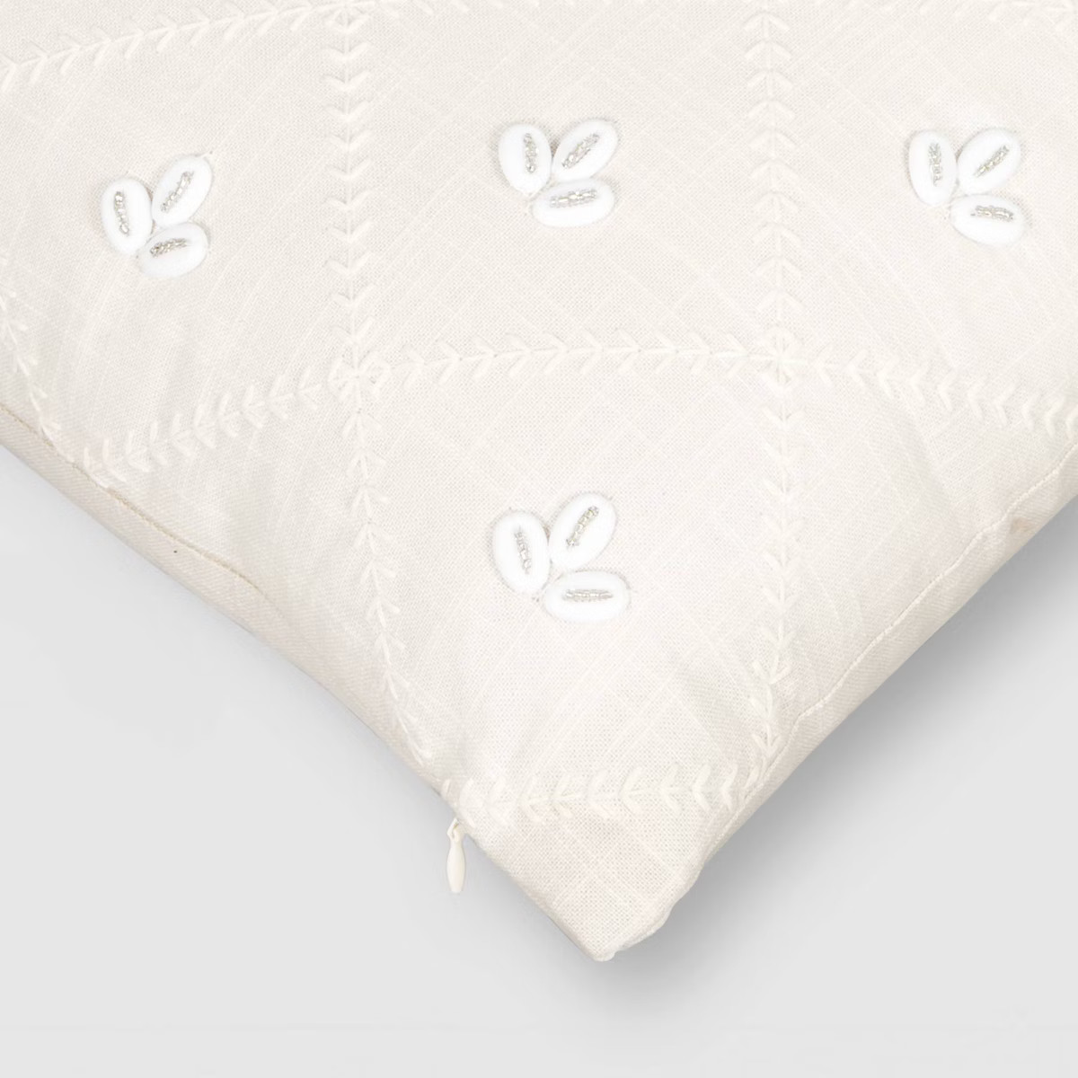 Lumbar Embellished Shell Throw Pillow - Threshold™ designed with Studio McGee | Target