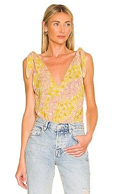 Free People Bare It All Bodysuit in Sunshine Combo from Revolve.com | Revolve Clothing (Global)