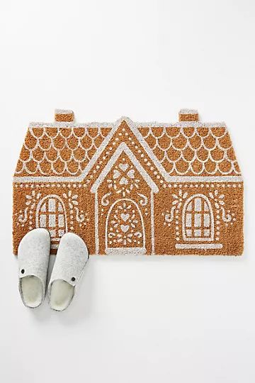 Gingerbread House Doormat | Anthropologie (US)