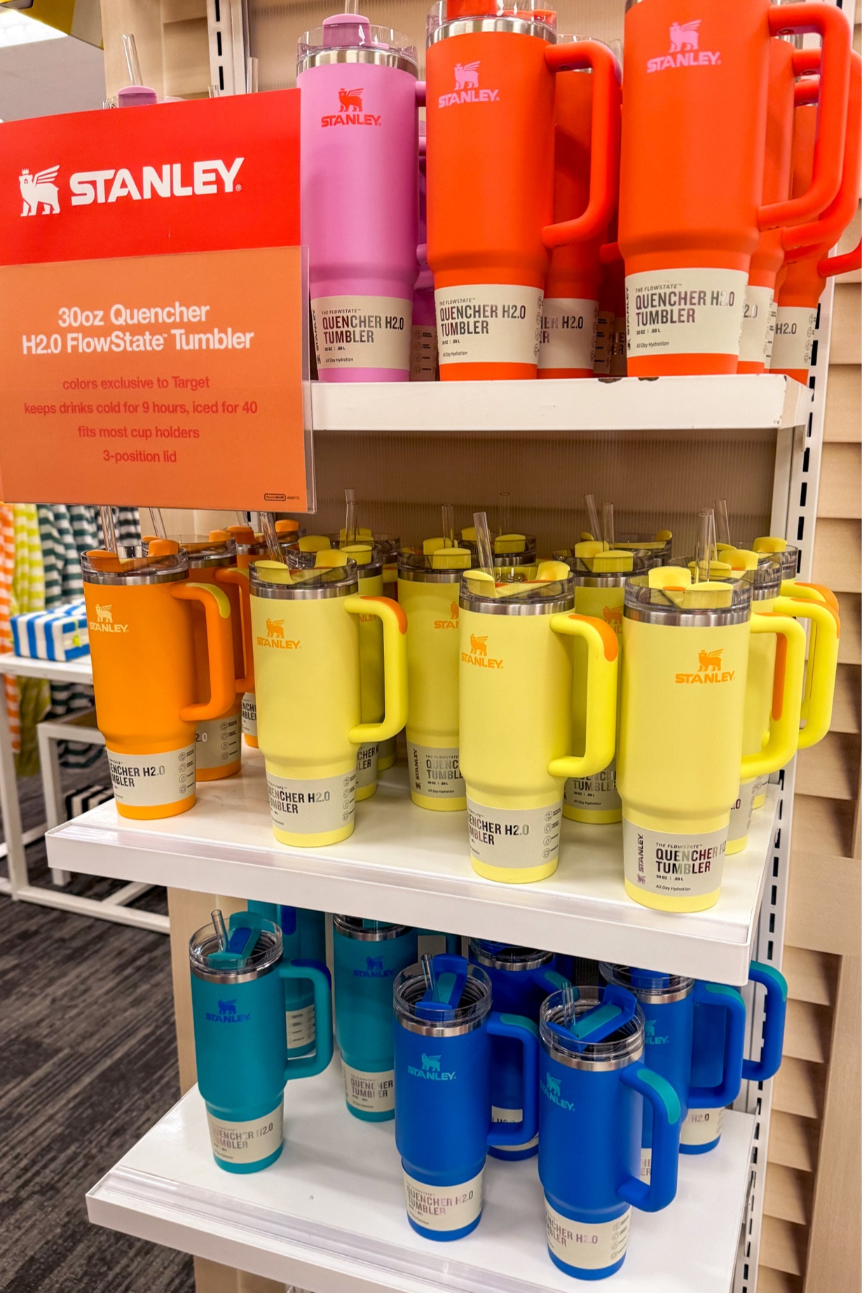 Did you know Target has Stanley tumblers that are exclusive only to Target?! I’m in love with these colors for summer. ☀️😍