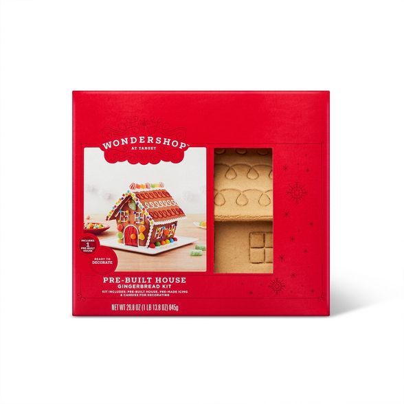 Holiday Pre-Built Gingerbread House Kit - 29.8oz - Wondershop™ | Target