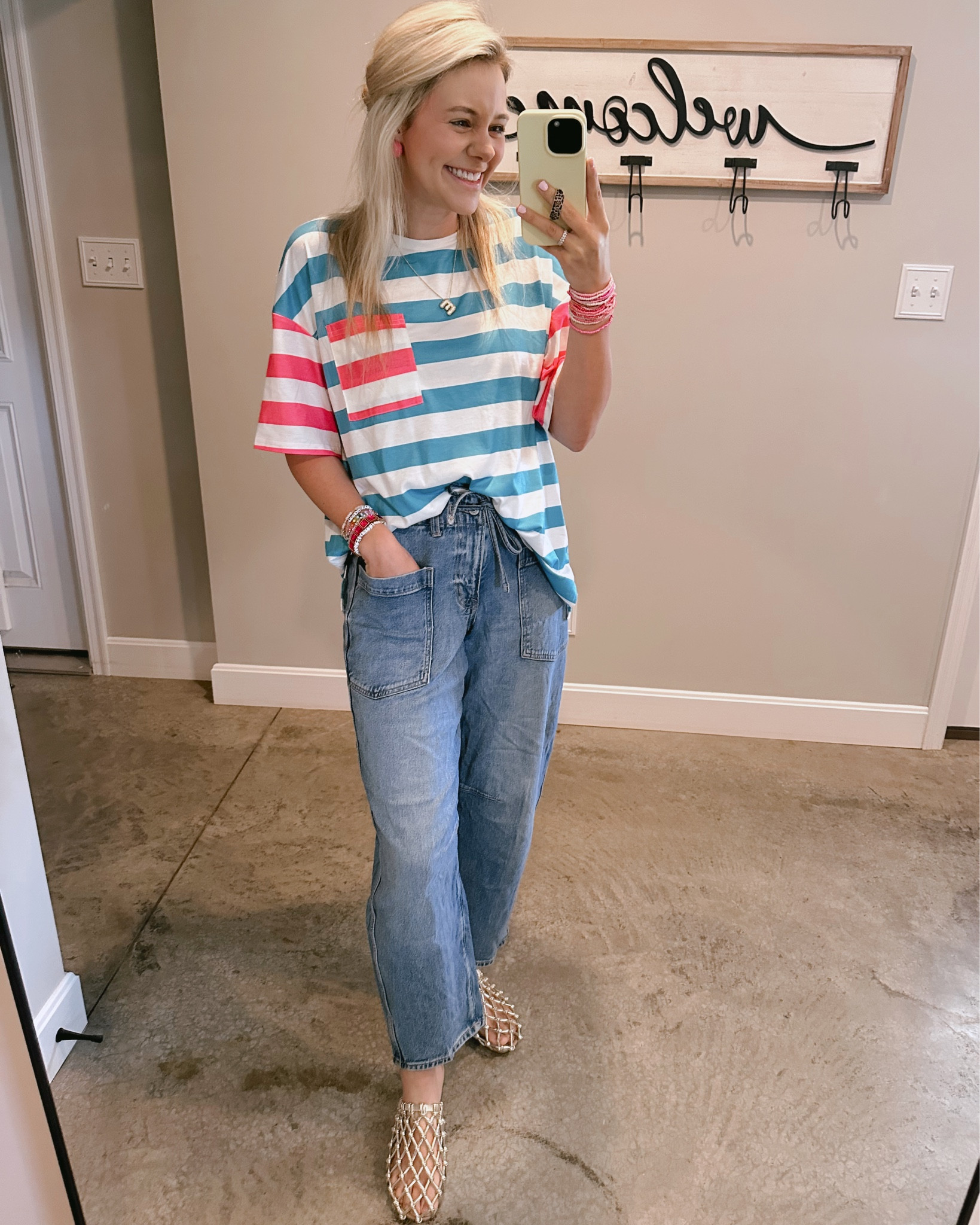 Bought this shirt in several colors 🩵💖

#LTKootd #LTKmomlife #LTKSeasonal