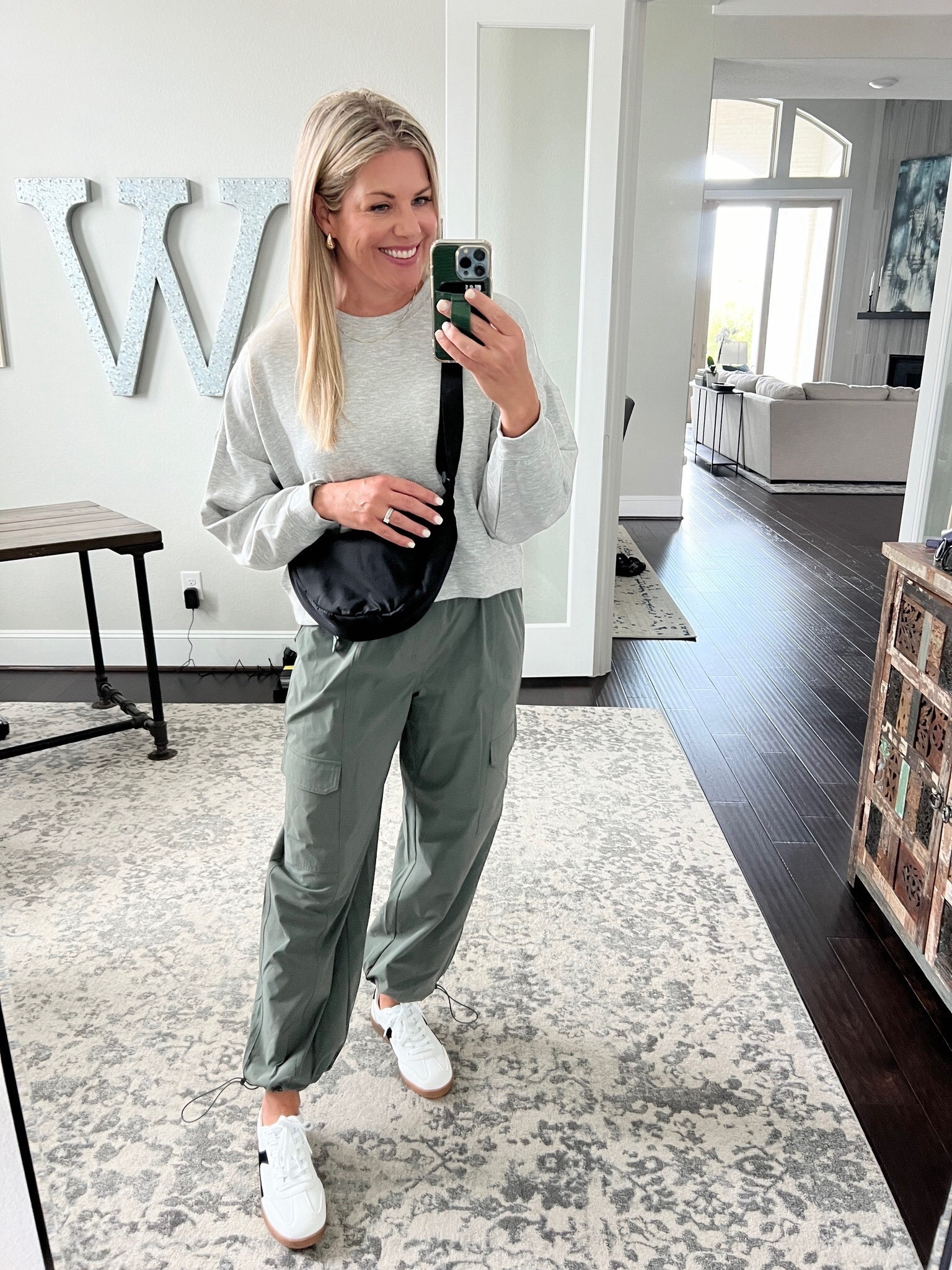 Trendy Mom Outfit Idea

Casual  comfy  everyday wear  joggers  cargos  fall outfit  warm outfits  green cargos  sweater  trendy mom  FitMomming 

#LTKSeasonal #LTKStyleTip