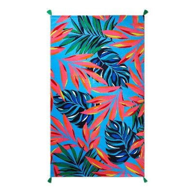 Tropical Printed Beach Towel - Tabitha Brown for Target | Target