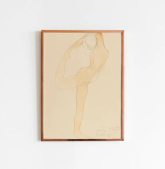 1905 AUGUSTE RODIN Vintage Art Nude Art Feminist Print | Etsy | Etsy (US)