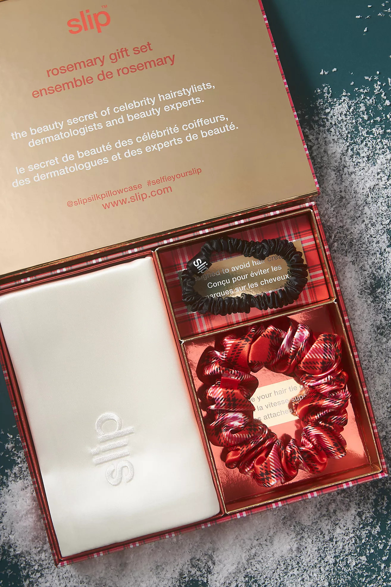 Slip Holiday Edition Pillowcase & Scrunchie Gift Set | Anthropologie (US)