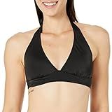 Amazon Essentials Women's Light-Support Tie Halter Bikini Swimsuit Top (Available in Plus Size), Was | Amazon (US)