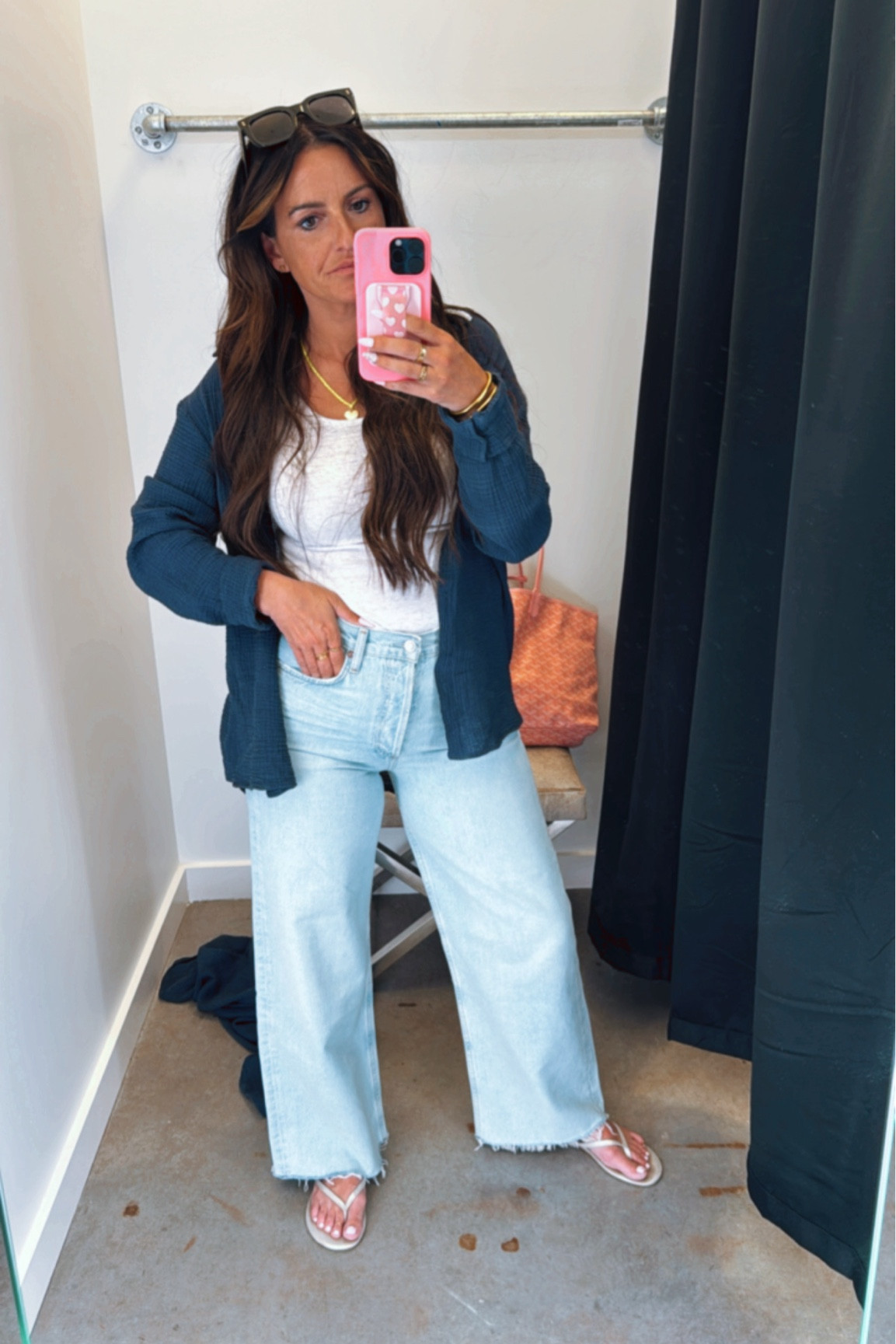 Jeans, spring outfit, sandals, linen, wide leg jeans, light denim 

#LTKover40 #LTKstyletip #LTKtravel