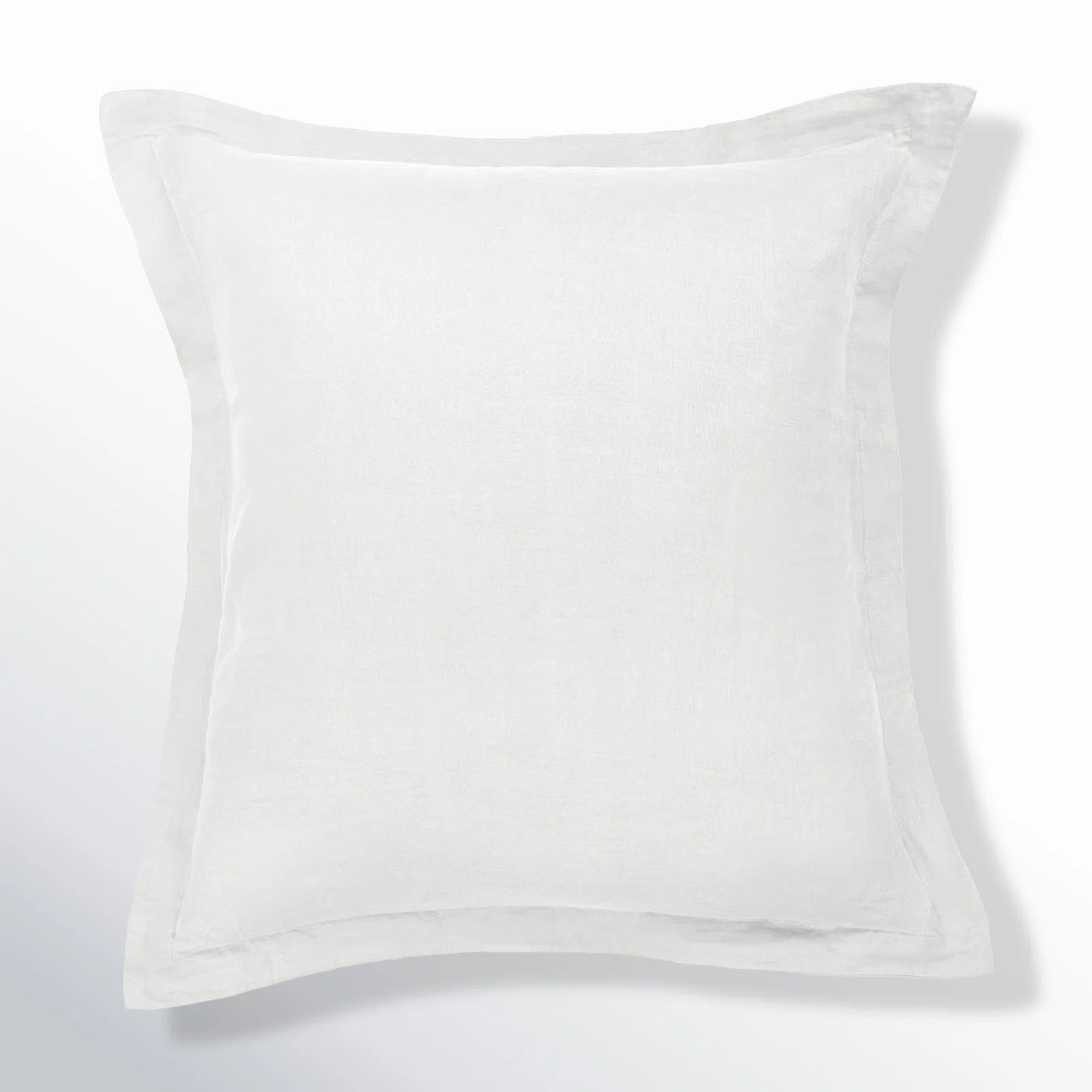 100% French Linen Flanged 26" X 26" Euro Sham | Birch Lane